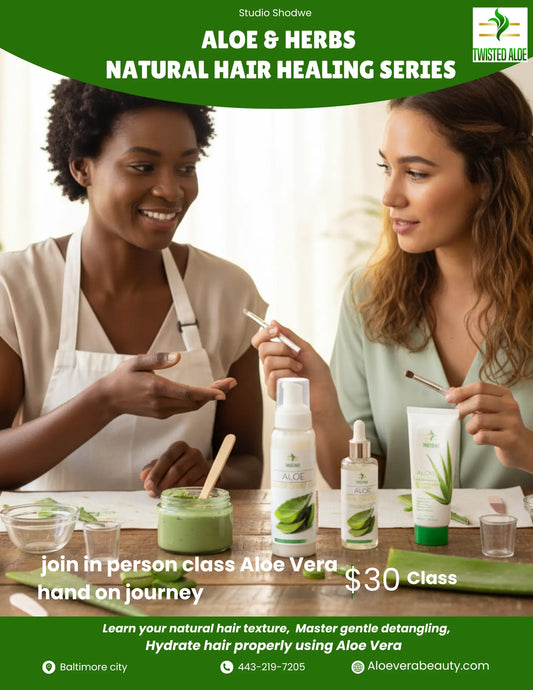 THE ALOE & HERBS NATURAL HAIR HEALING PRODUCT SERIES